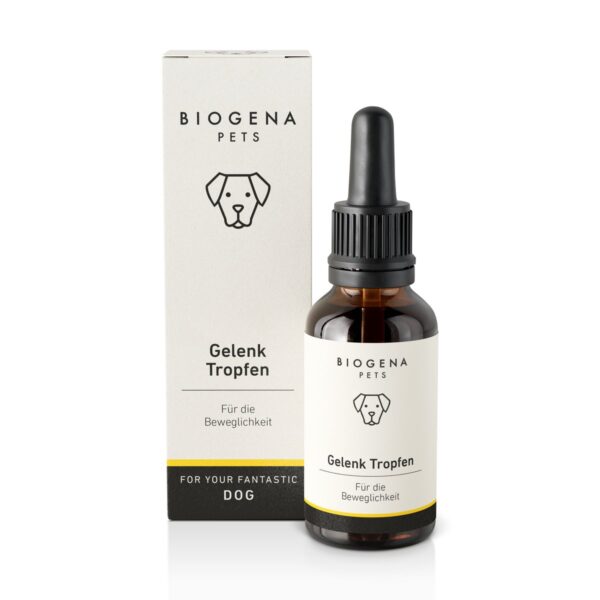 Biogena PETS Gelenk Tropfen für Hunde – Glucosamin, MSM & Grünlippmuschel, 30 ml