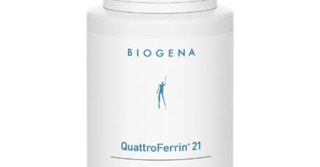 Biogena QuattroFerrin® 21 Eisen-Komplex – 21 mg Eisen mit Vitamin C, 60 Kapseln