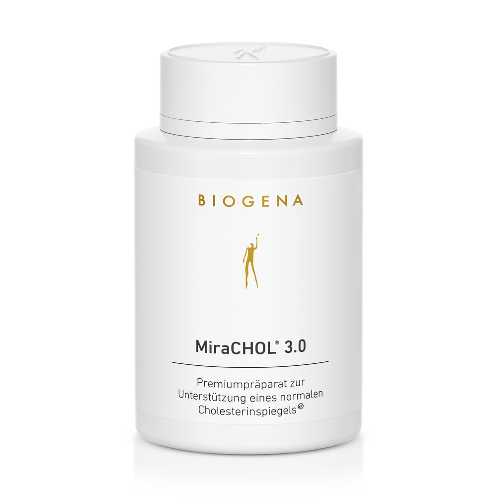 Biogena MiraCHOL® 3.0 Gold – Rotschimmelreis mit Boswellia & Ubiquinol, 90 Kapseln