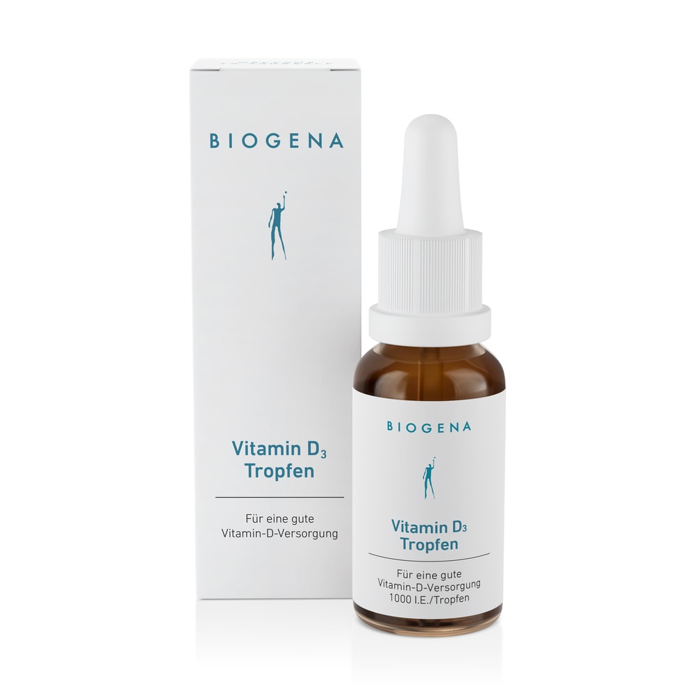 Biogena Vitamin D3 Tropfen 1000 I.E. – 25 ml, 25 µg pro Tropfen