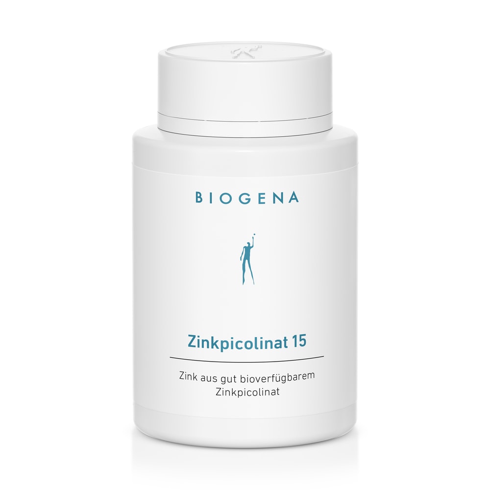 Biogena Zinkpicolinat 15 mg – Zink Kapseln, 120 Kapseln