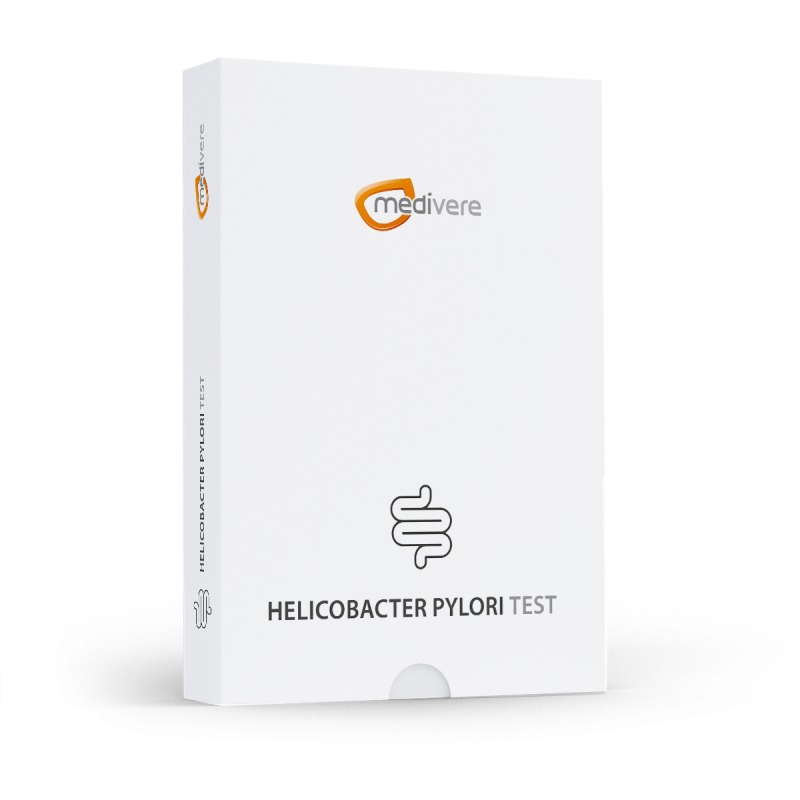 Medivere Helicobacter pylori Test – neue Verpackung (Vorderseite)